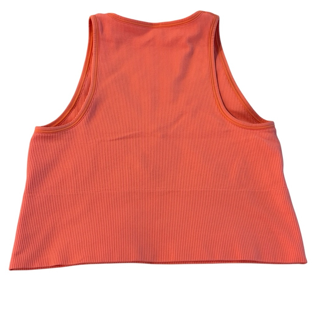 Athleta Aurora Seemless Coral Ribbed Tank - Picture 3 of 7
